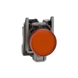 P.light metal orange LED lens 230 240V