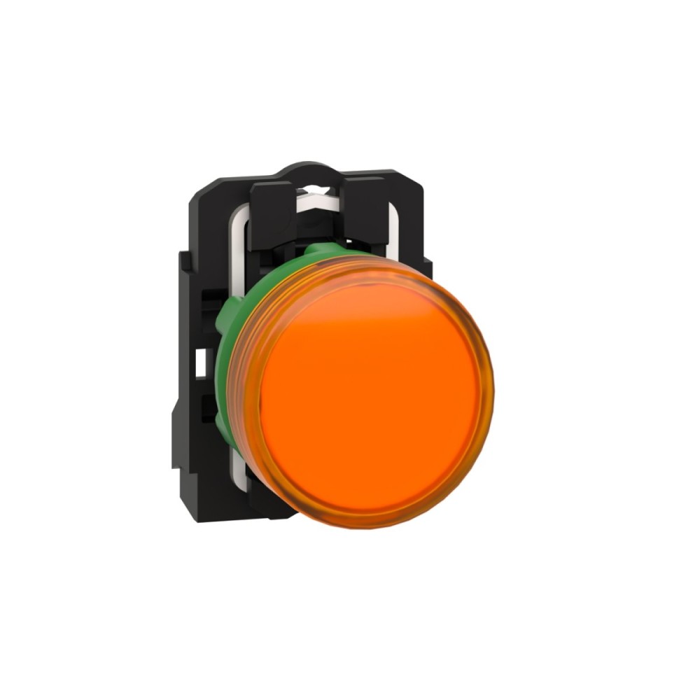 Pilot Light grey plast orange LED 24V