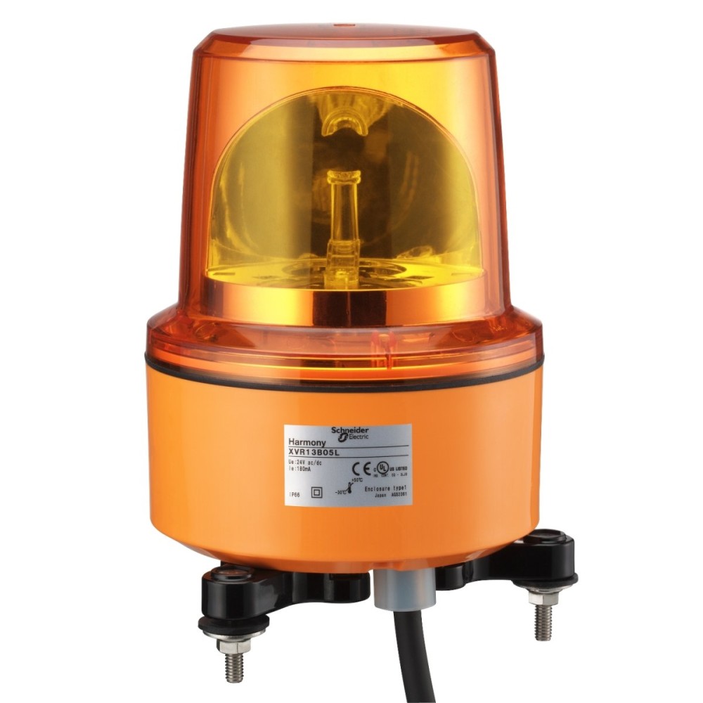 Rotating beacon 130mm orange no buz 230V