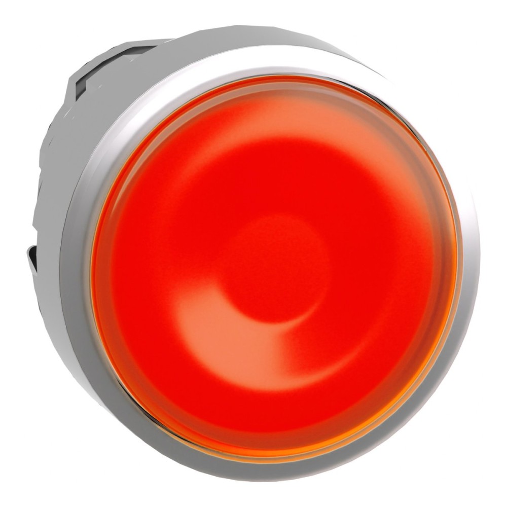 Head ill PB metal orange flush lens LED