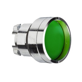 Head PB metal green recessed unmark