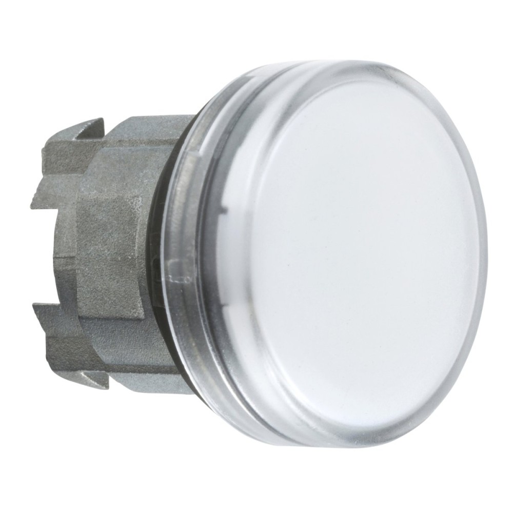Pilot Light metal white plain lens BA9s