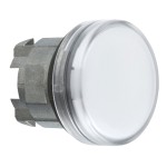 Pilot Light metal white plain lens BA9s