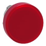 Pilot Light metal red plain lens LED