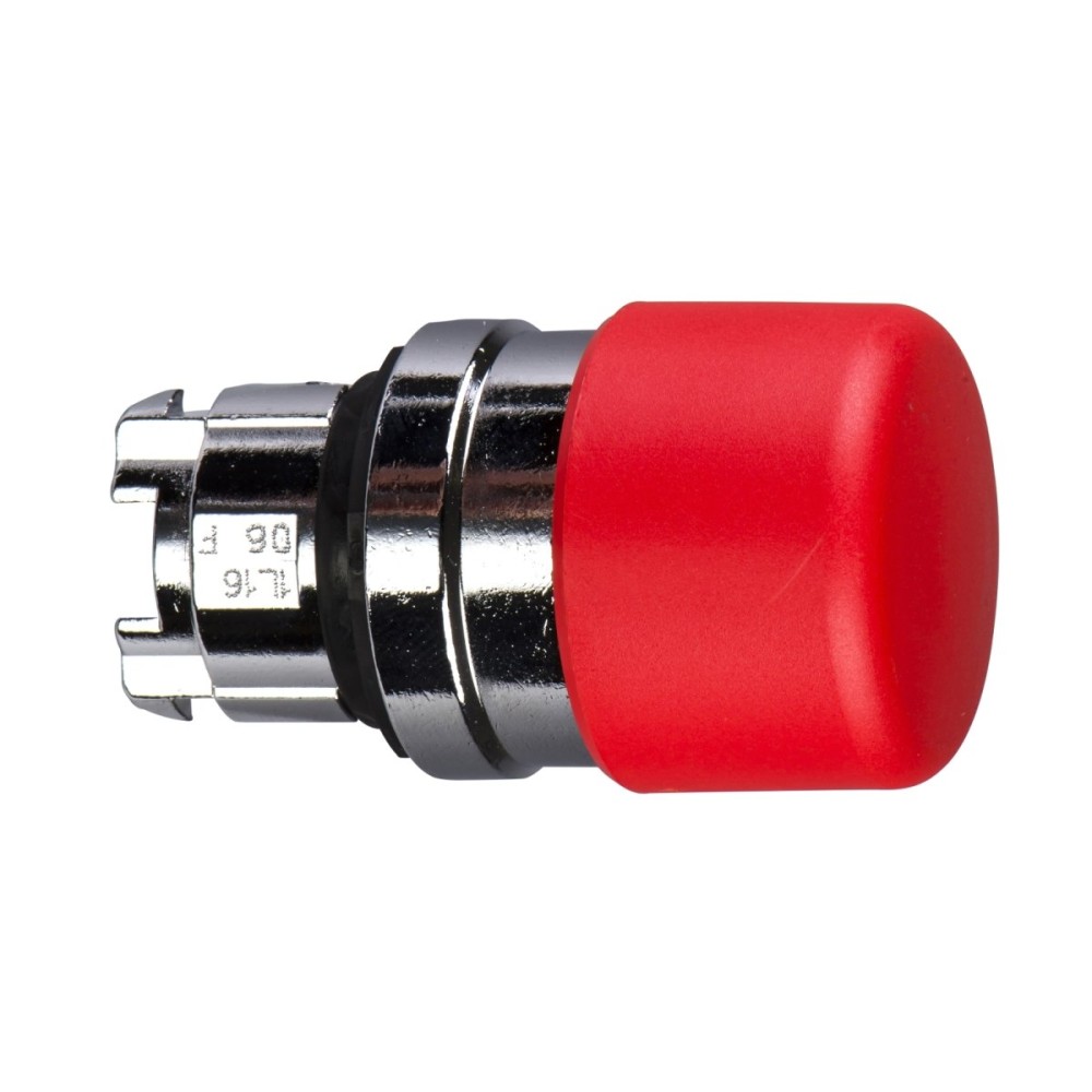 Head PB metal red mushr 30mm