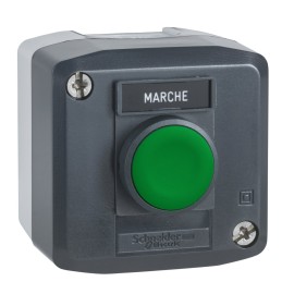 Station plastic PB green mark MARCHE