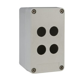 Pendant plastic yellow 4 hole 22mm