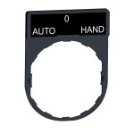 LEGEND HOLDER WHITE MARKED AUTO-O-HAND