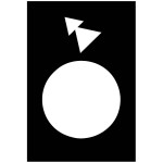 LEGEND 30 X 40 MM BLACK REVERSE SLOWFAST