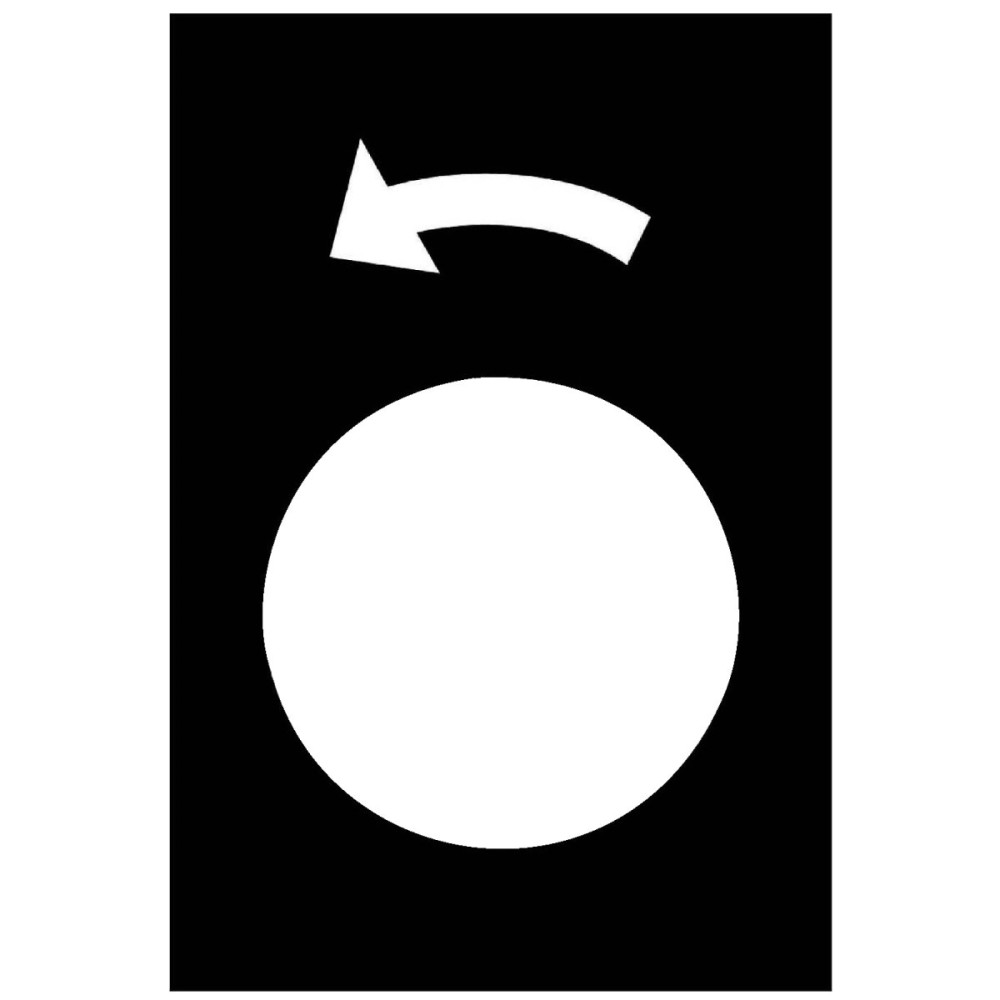 LEGEND 30 X 40 MM BLACK SLEW LEFT SLOW