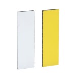 BLANK LEGEND PLATE WHITE/YELLOW