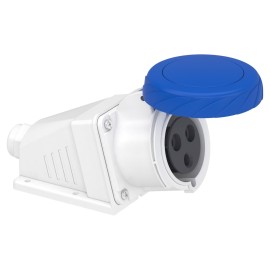 WALL SOCKET PK SCREW 32A IP67 220V 2PT 5