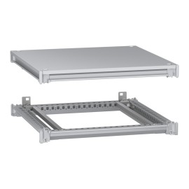 Upper and lower frame 600x600 RAL7035