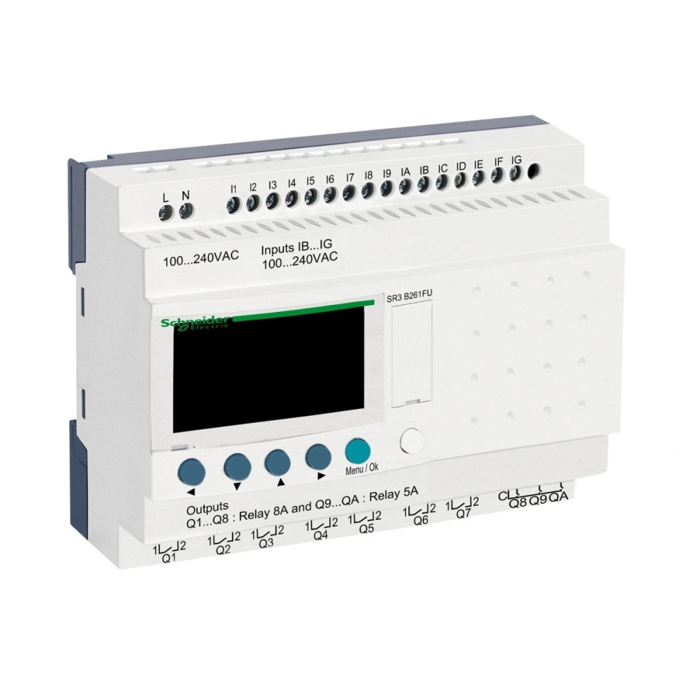 SR 26 I/O REL. 100-240VAC DISPL & CLK