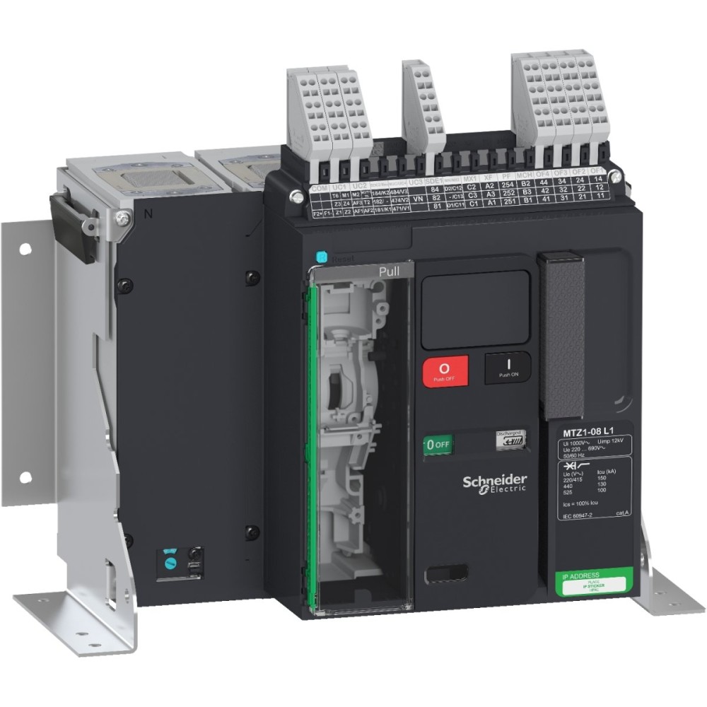 CIRCUIT BREAKER MTZ1 08 L1 4P FIXED