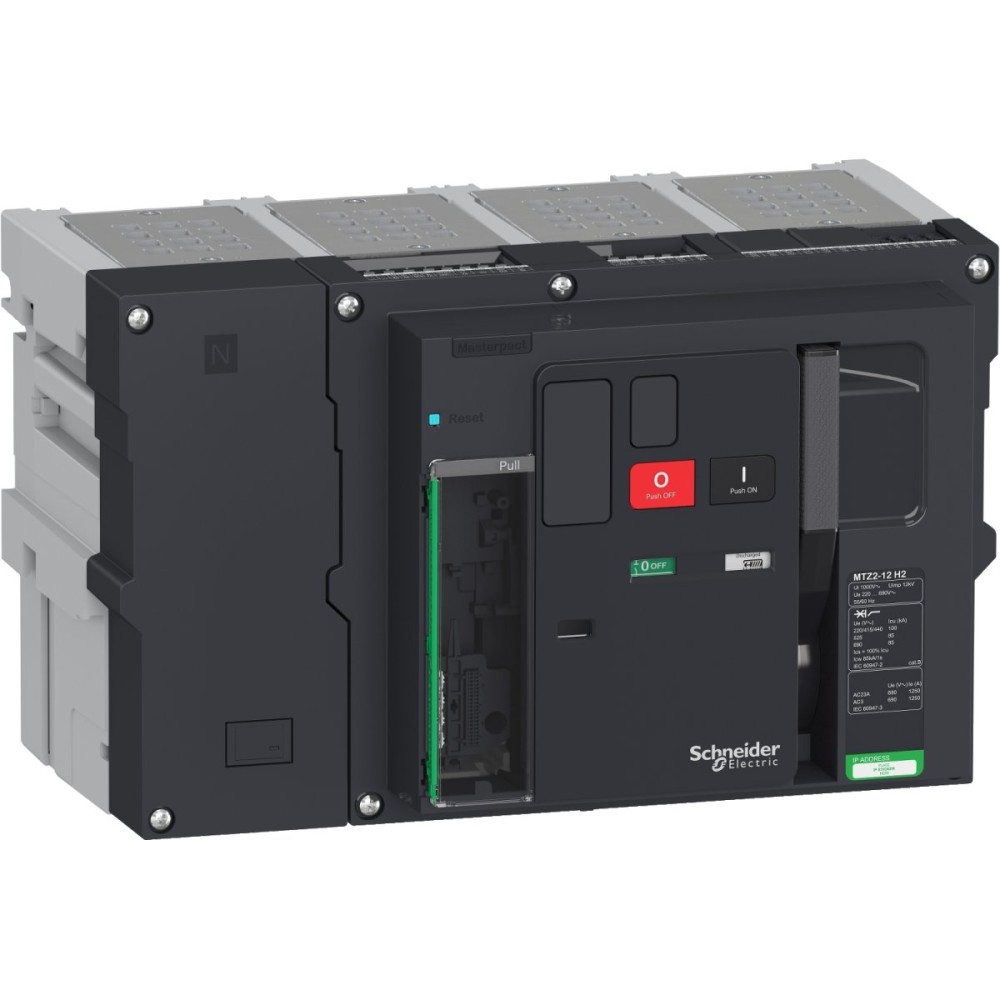 CIRCUIT BREAKER MTZ2 12 H2 4P DRAWOUT