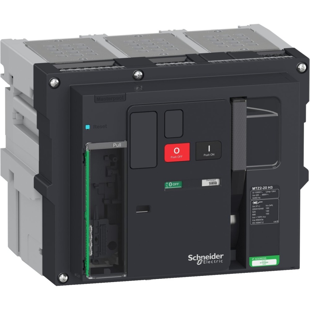 CIRCUIT BREAKER MTZ2 20 H3 3P DRAWOUT