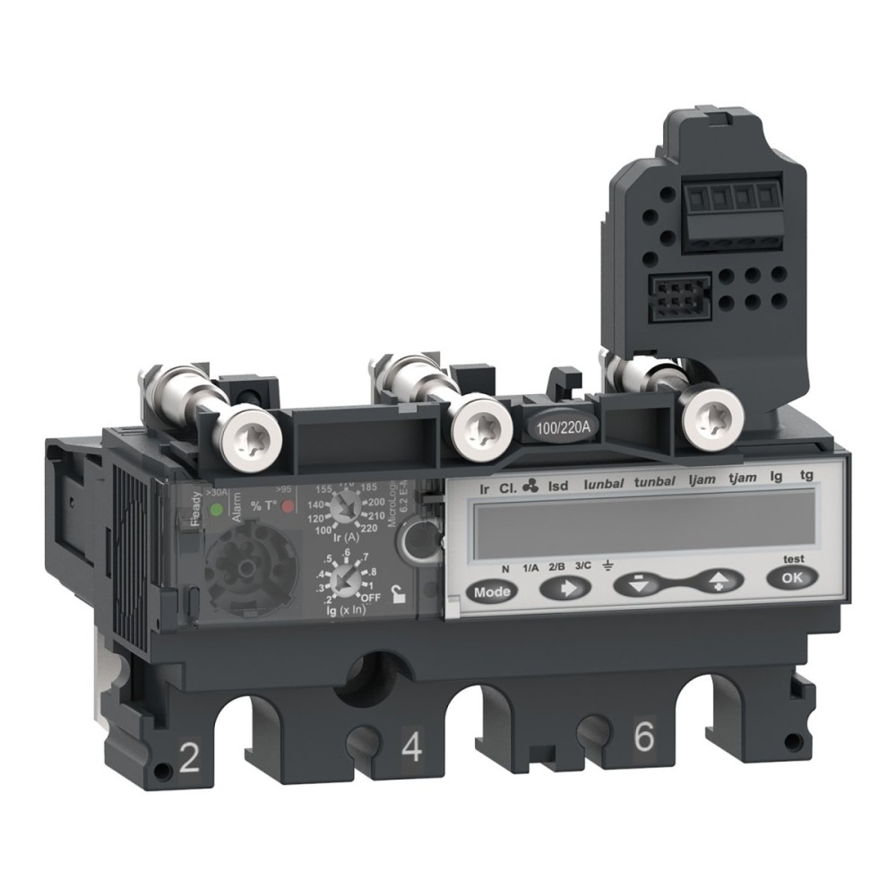 TRIP UNIT NSX250 AC 3P3D 220A 6.2EM