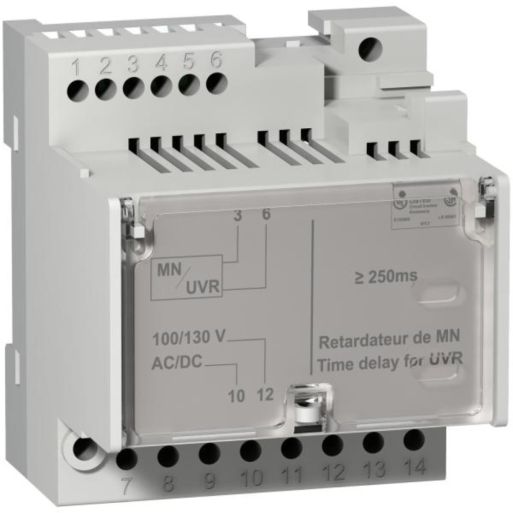 NON-ADJUST DELAY UNIT MNR 100/130 VAC/DC
