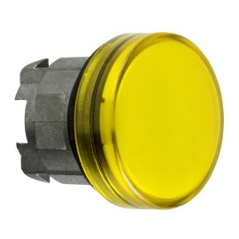 XB4 YELLOW PILOT LIGHT PLAIN LENS