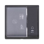 250V 10A 1G Bell SW w ILL DND,PCU,PW Sym