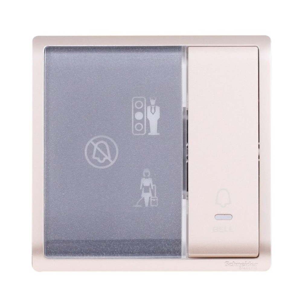250V 10A 1G Bell SW w ILL DND,PCU,PW Sym