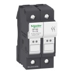 FUSE HOLDER 2P 32A FOR FUSE 10 X 38 MM