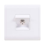 1 Gang CATV socket 45 degree incline,