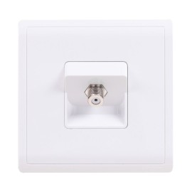 1 Gang CATV socket 45 degree incline,