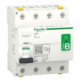 Acti9 iID 4P 80A 30mAB-SI RCCB