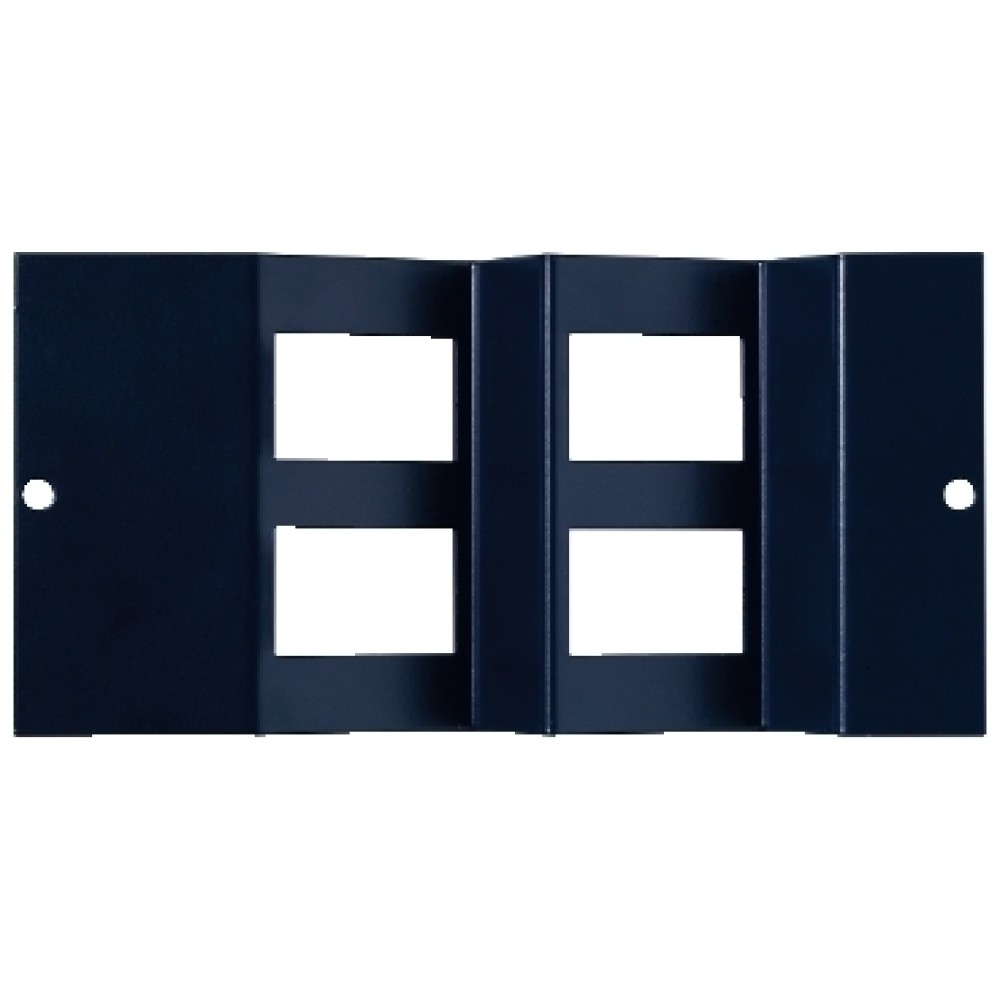 Plate angled down, 87mm, 4XRJ45/6C