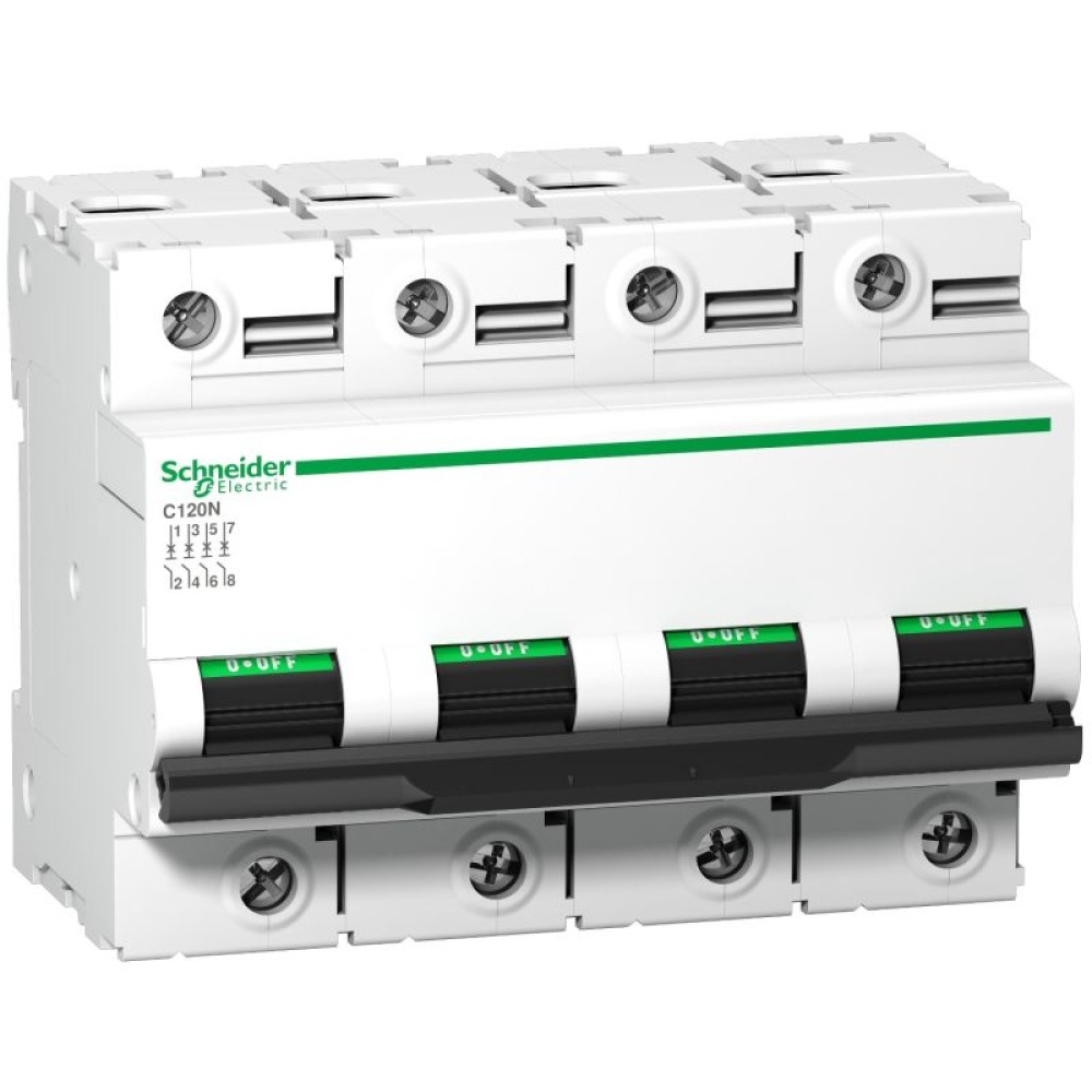 Acti9 C120N MCB 4P C 100A 10000A 415V