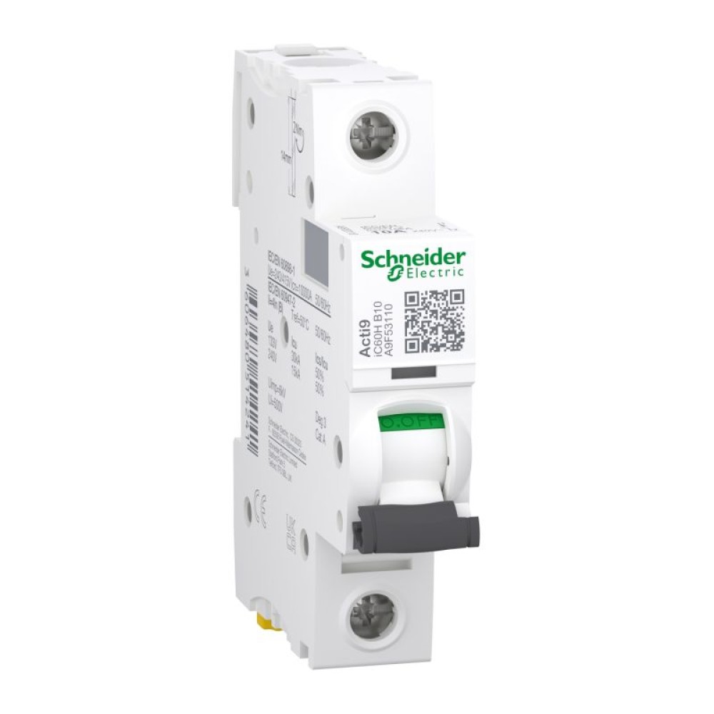 Acti9 iC60H 1P C 40A MCB