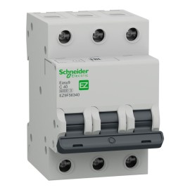 Easy9 MCB 3P 40A C 6000A 400V