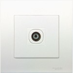 1 GANG TV CO-AXIAL OUTLET