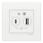 21W Type A+C, PD+QC3.0 USB Charger, WE