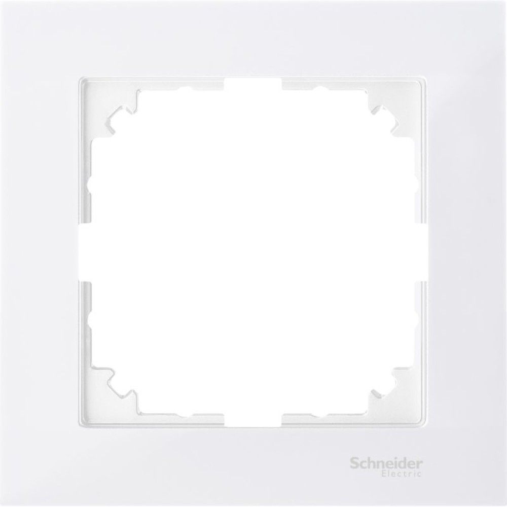 M-Pure1-gang frame polarwhite