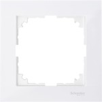 M-Pure1-gang frame polarwhite