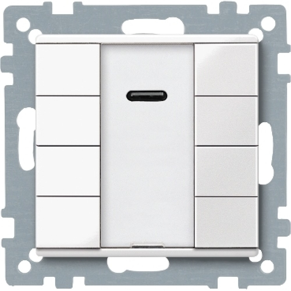KNX pu.btn.4g plus w.IR rec.TPb pw SysM
