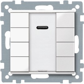 KNX pu.btn.4g plus w.IR rec.TPb pw SysM
