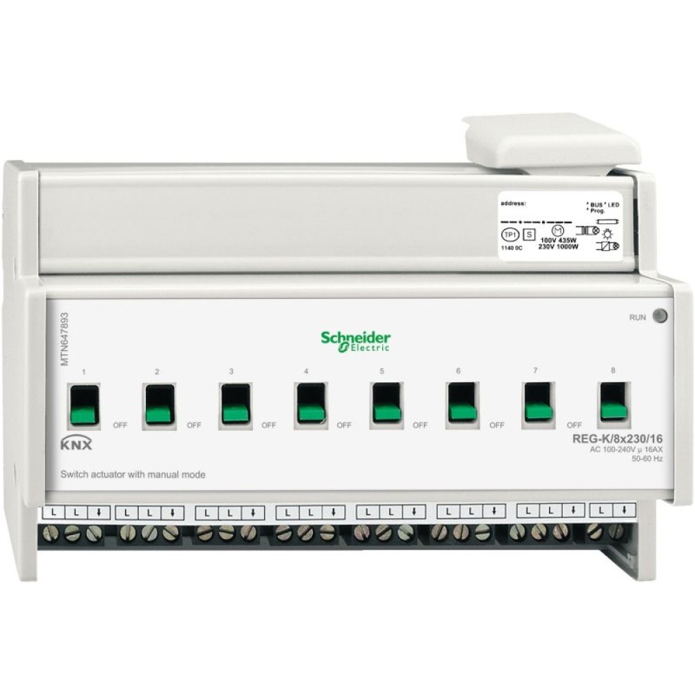 KNX sw.act.REG-K/8x230/16 w.man.mode KNX sw.act.REG-K/8x230/16 w.man.mode