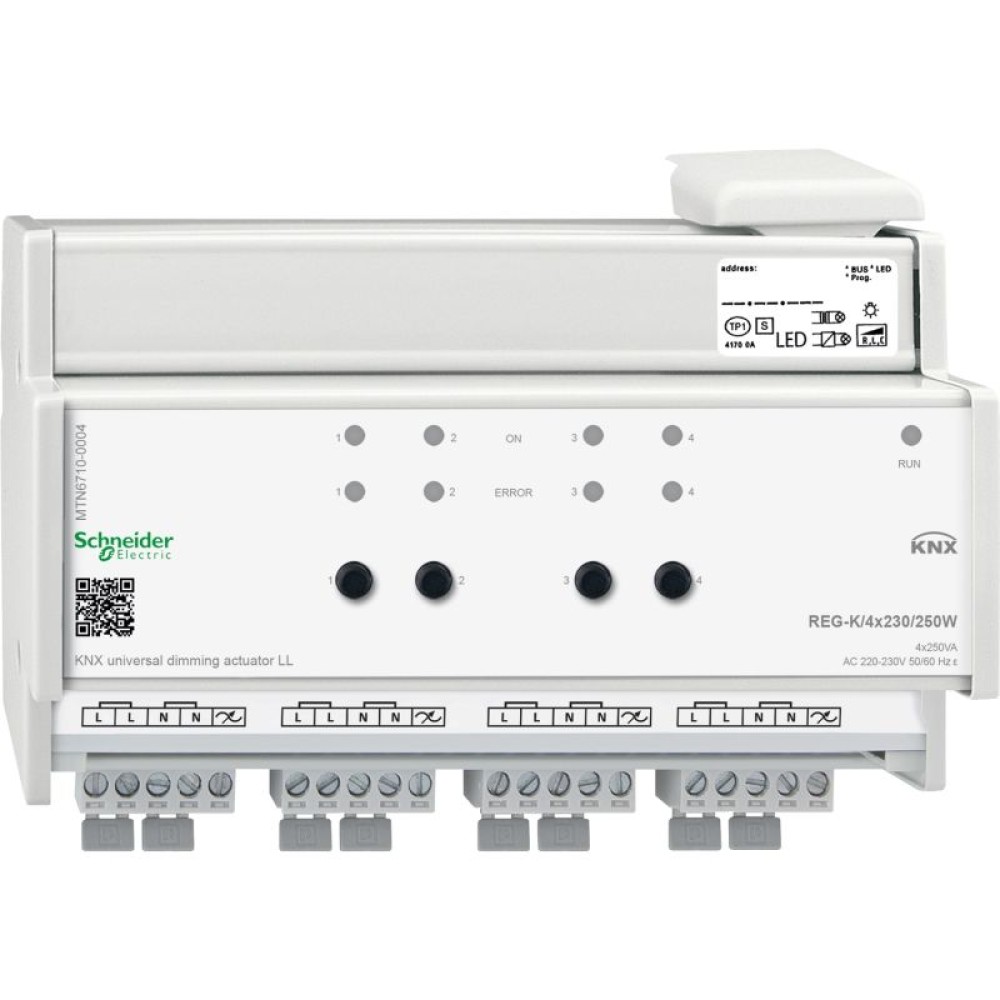 KNX uni.dim.actuat. LL REG-K/4x230/250 W KNX uni.dim.actuat. LL REG-K/4x230/250 W