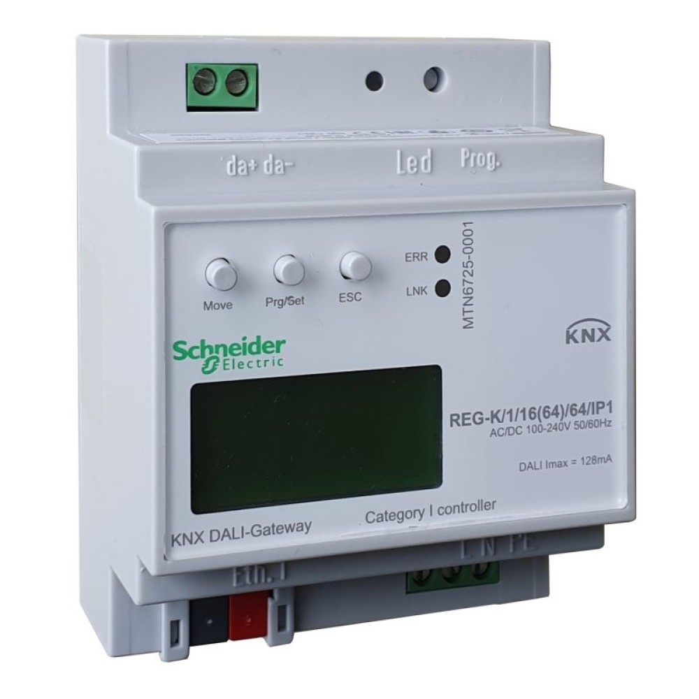 KNX DALI-Gateway REG-K/1/16(64)/64/IP1 KNX DALI-Gateway REG-K/1/16(64)/64/IP1