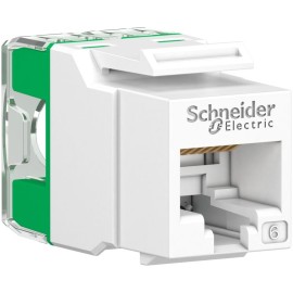 RJ45 JACK CAT6 UTP KEYSTONE WHITE