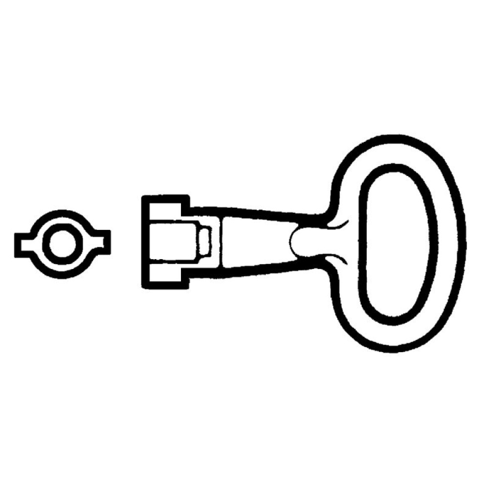 Key for 5mm doble barr insert Key for 5mm doble barr insert