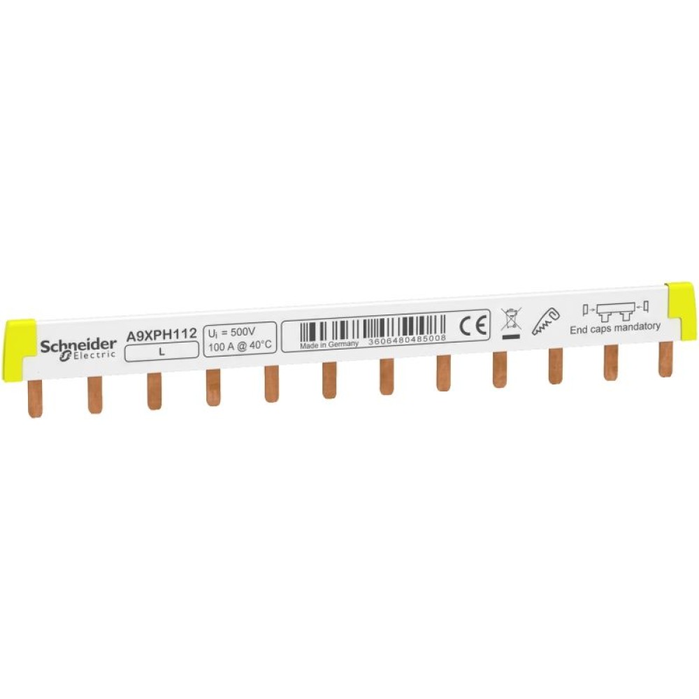 Acti9 COMB BUSBAR 1P 100A 12 MODULES