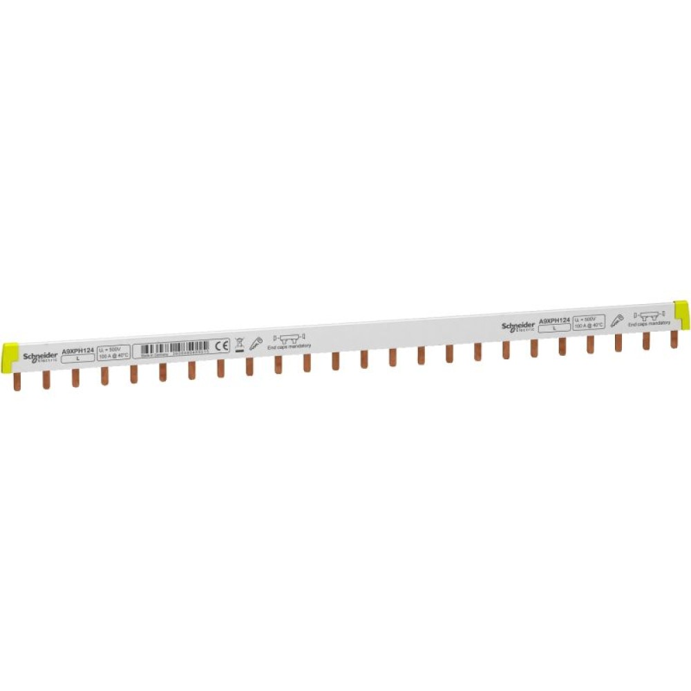 Acti9 COMB BUSBAR 1P 100A 24 MODULES