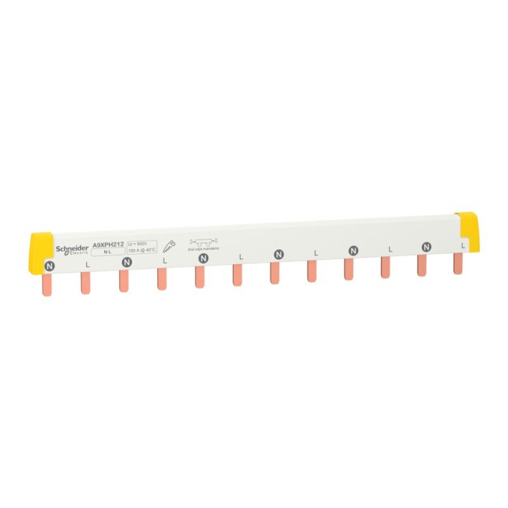 Acti9 COMB BUSBAR 2P 100A 12 MODULES