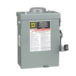 SWITCH NOT FUSIBLE GD 240V 30A 2P NEMA3R