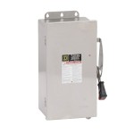SWITCH FUSIBLE HD 60A 3P STAINLESS